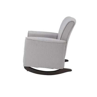 Denzell - Rocking Chair - Light Gray Linen
