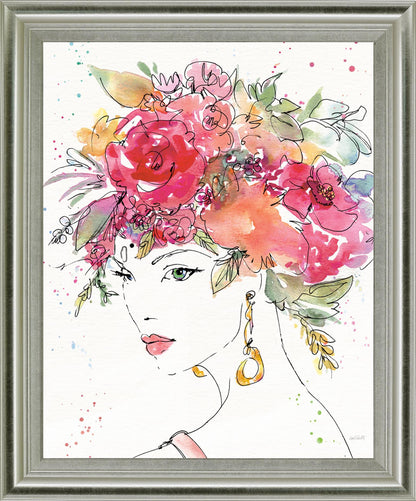 Blossom Muse - 28" x 34" Framed Wall Art