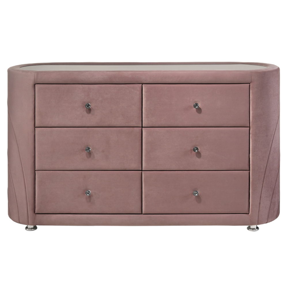 Salonia - Dresser - Pink Velvet