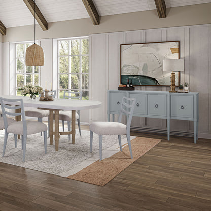 Breakfront Sideboard - Light Blue