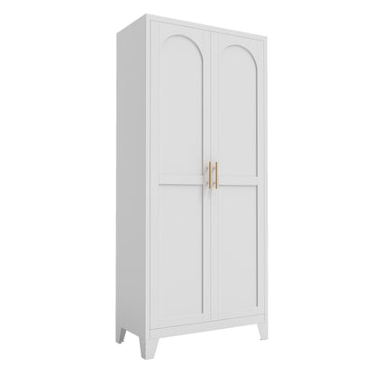 Shapely Doors Cabinet, Metal Storage Cabinet With Doors And Adjustable Shelves