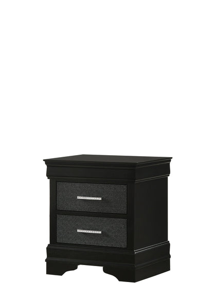 Amalia - Queen 5 Piece Bedroom Set - Black