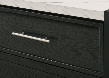 Lamar - Dresser & Mirror- Black