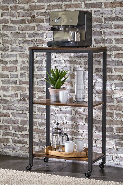 Bevinfield - Bar Cart - Brown / Black