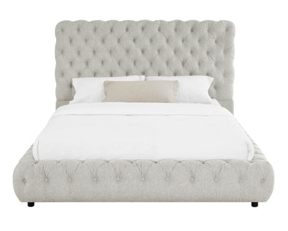 Flory - King Bed - Dove