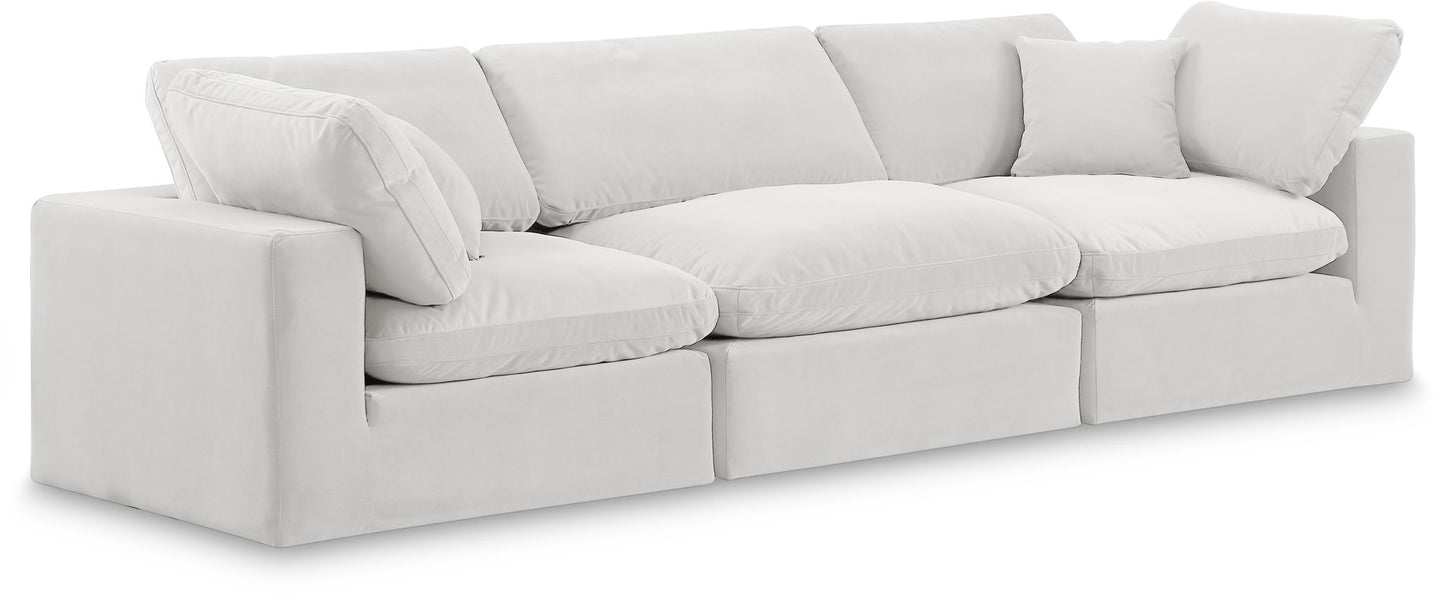 Comfy - Velvet Modular Sofa 3 Seats