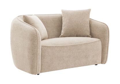 Keith - Loveseat With 2 Matching Color Toss Pillows