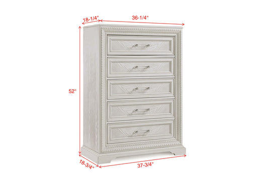 Alexandria - Accent Chest - White