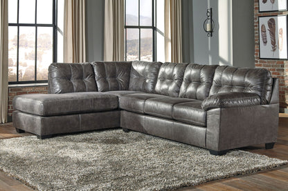 Fallston - Left Arm Facing Chaise 2 Pc Sectional - Slate