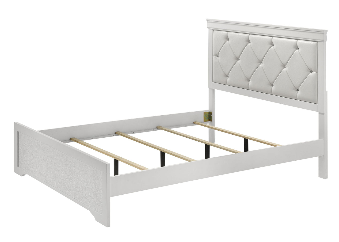 Amalia - King 4 Piece Bedroom Set - White