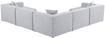 Cube - Linen 5 Piece Modular Corner Sectional