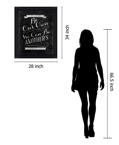 Chalked Whimsy - 28" x 34" Framed Wall Art