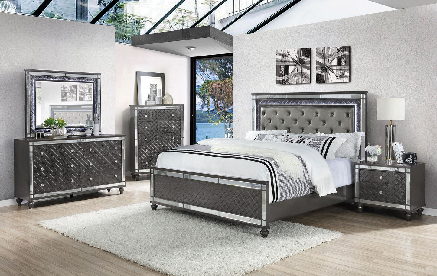 Refino - Dresser - Gunmetal