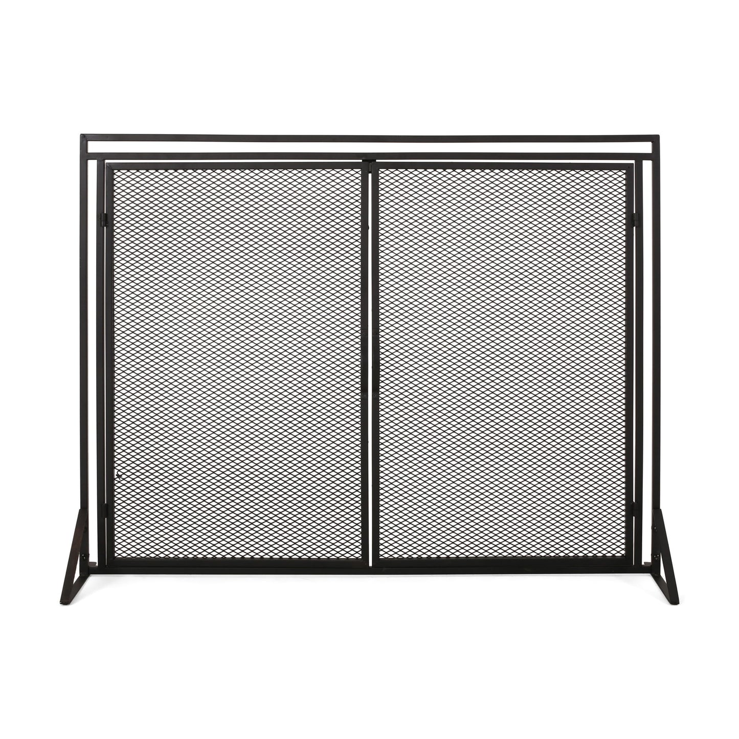 Samantha - Iron Fireplace Screen 2 Door Design