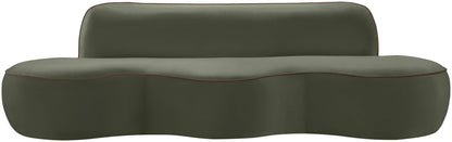 Swerve - Velvet 101" Upholstered Sofa