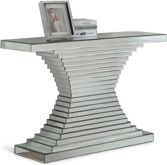 Nexus - Console Table - Pearl Silver