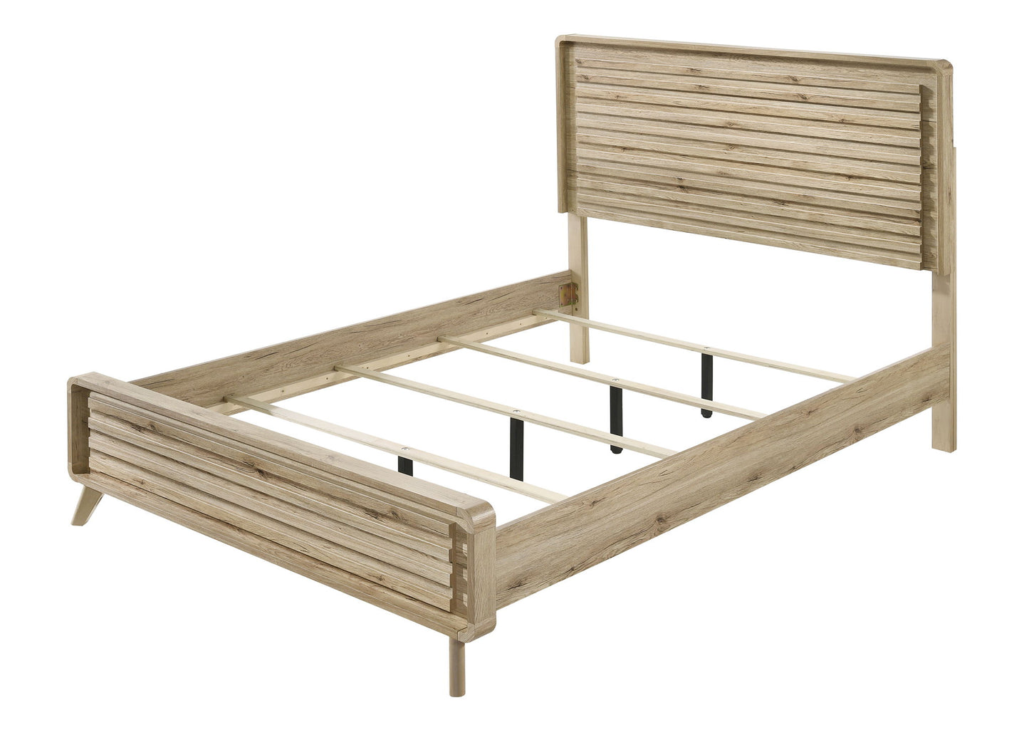 Dawson - King 5 Piece Bedroom Set - Light Brown