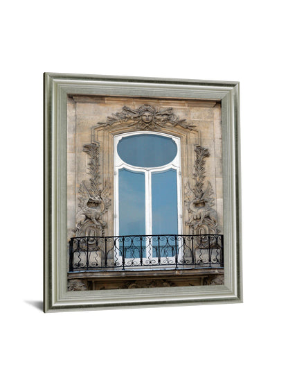Ornate Balcony Gaze - 28" x 34" Framed Wall Art