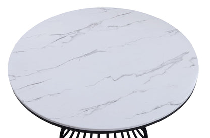 Hadley - 5 Piece Dining Room Set - White