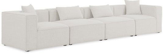 Cube - Linen Modular 4 Seat Sofa