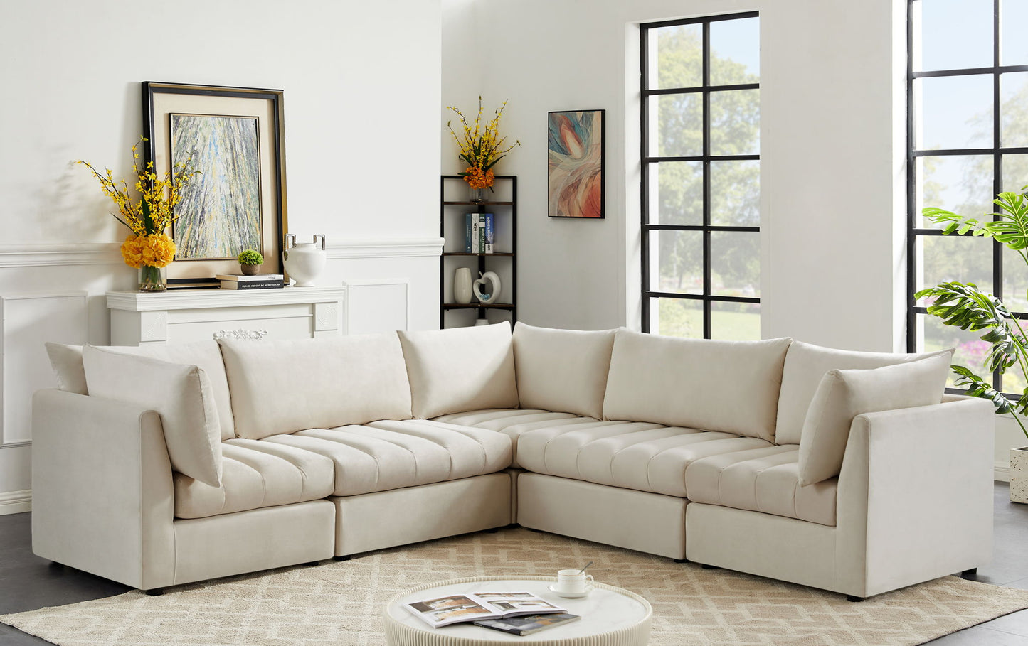 Jacob - Modular Corner Sectional 5 Piece