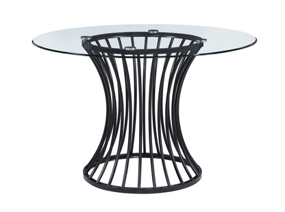 Tracy - 5 Piece Dining Room Set - Light Gray / Black