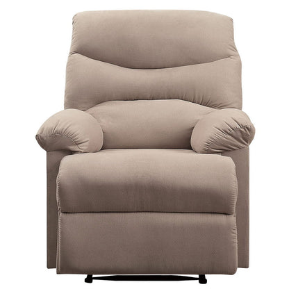 Arcadia - Motion Recliner - Beige Woven Fabric