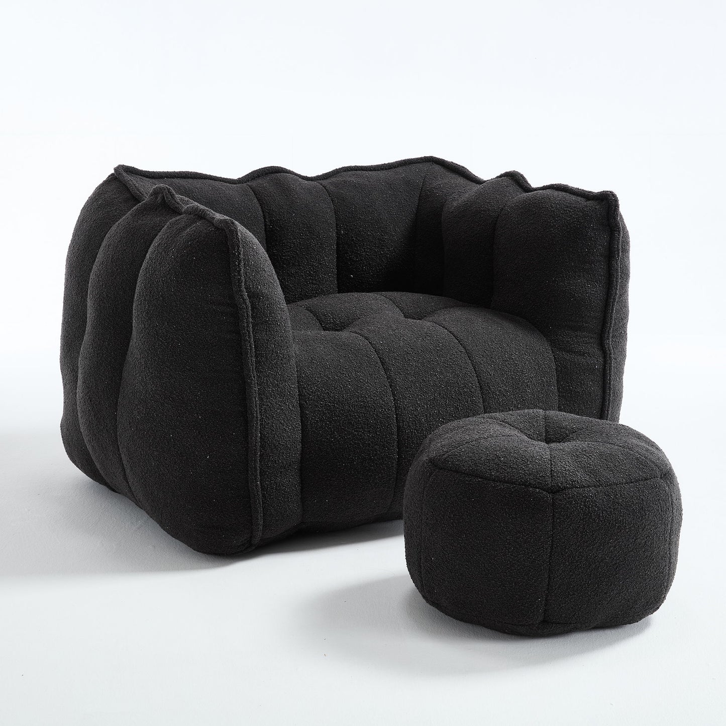 Soft Bean Bag Chair With High Resilient Foam
