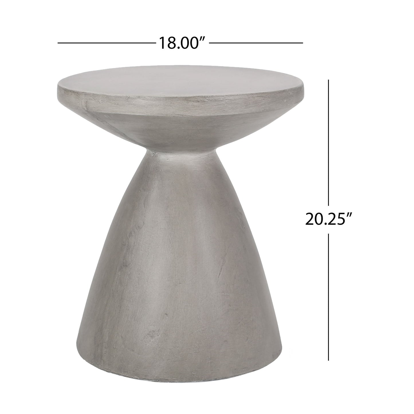 Outdoor / Indoor Lightweight Concrete Side Table