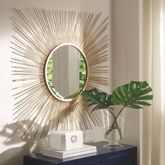 Elspeth - Accent Mirror - Gold Finish