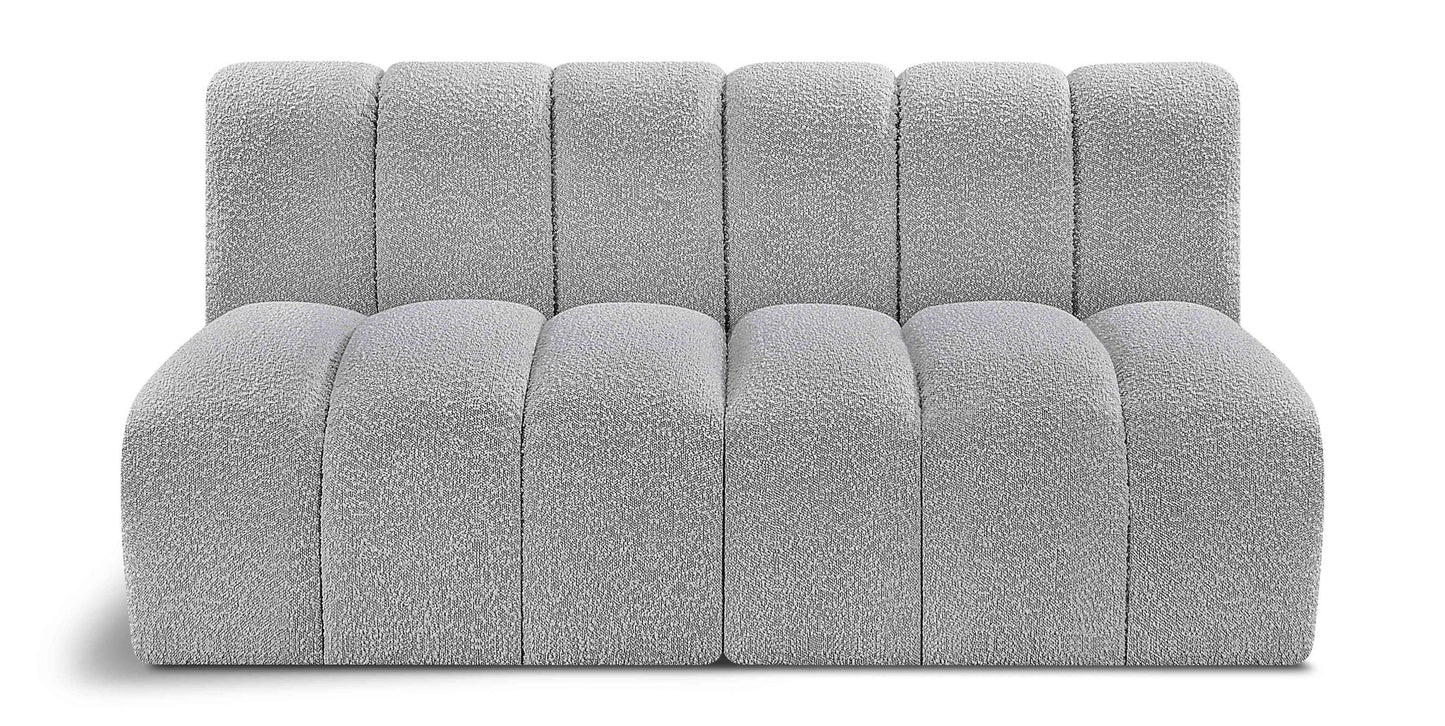 Arc - Boucle Fabric 2 Seats Modular Sofa
