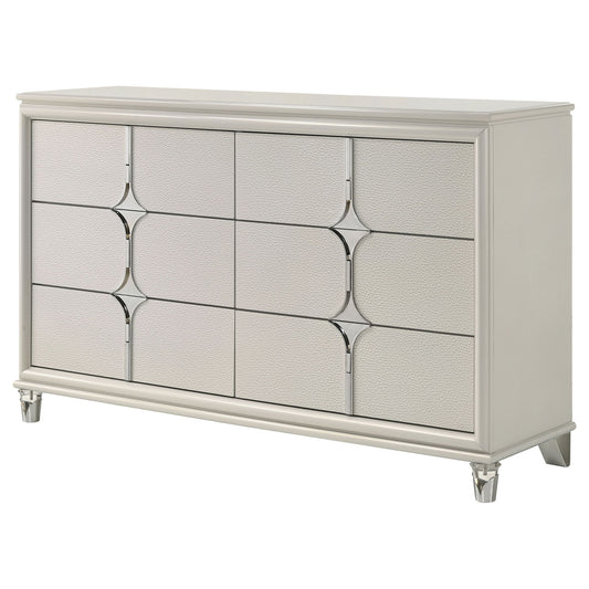 Gwendolyn - 6 Drawer Dresser Cabinet - White