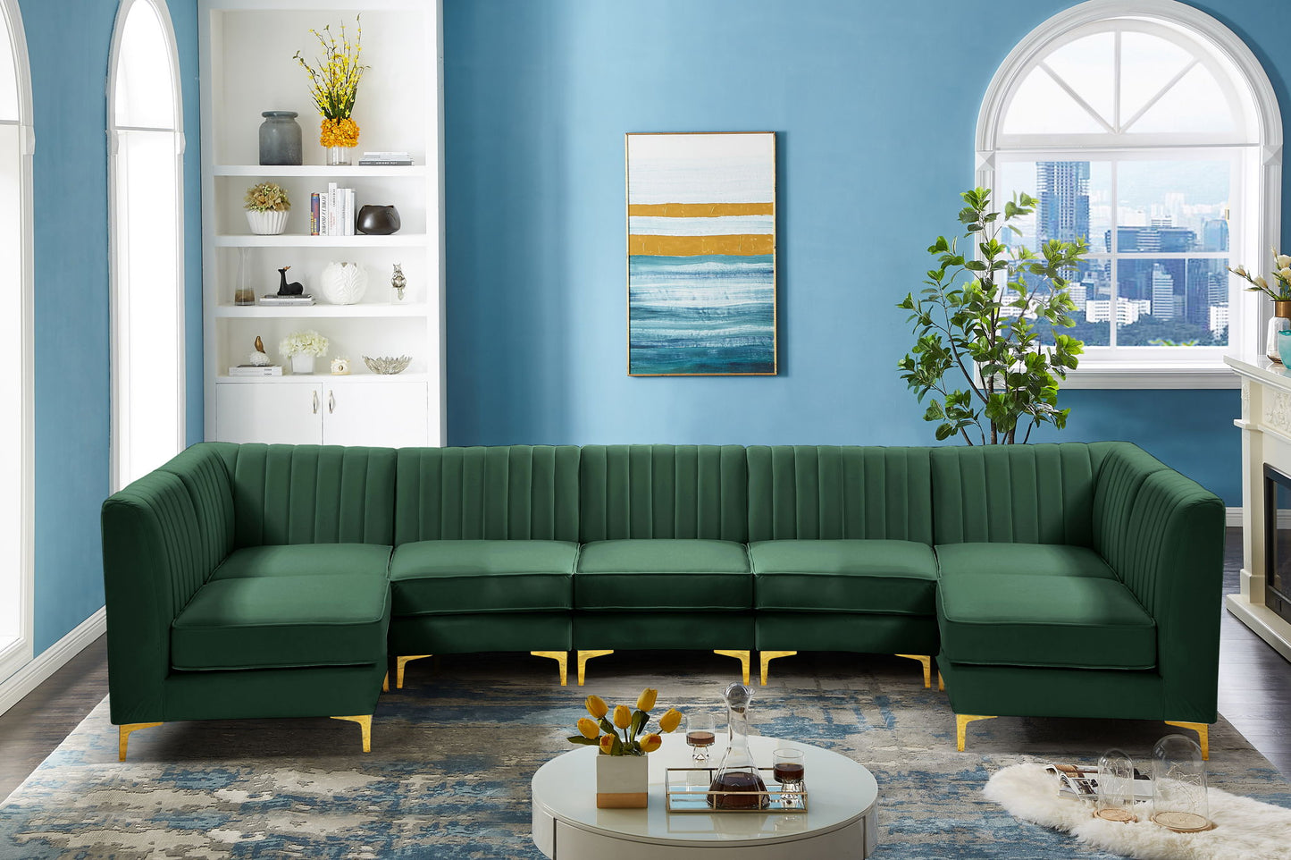 Alina - 7 Piece Modular Sectional