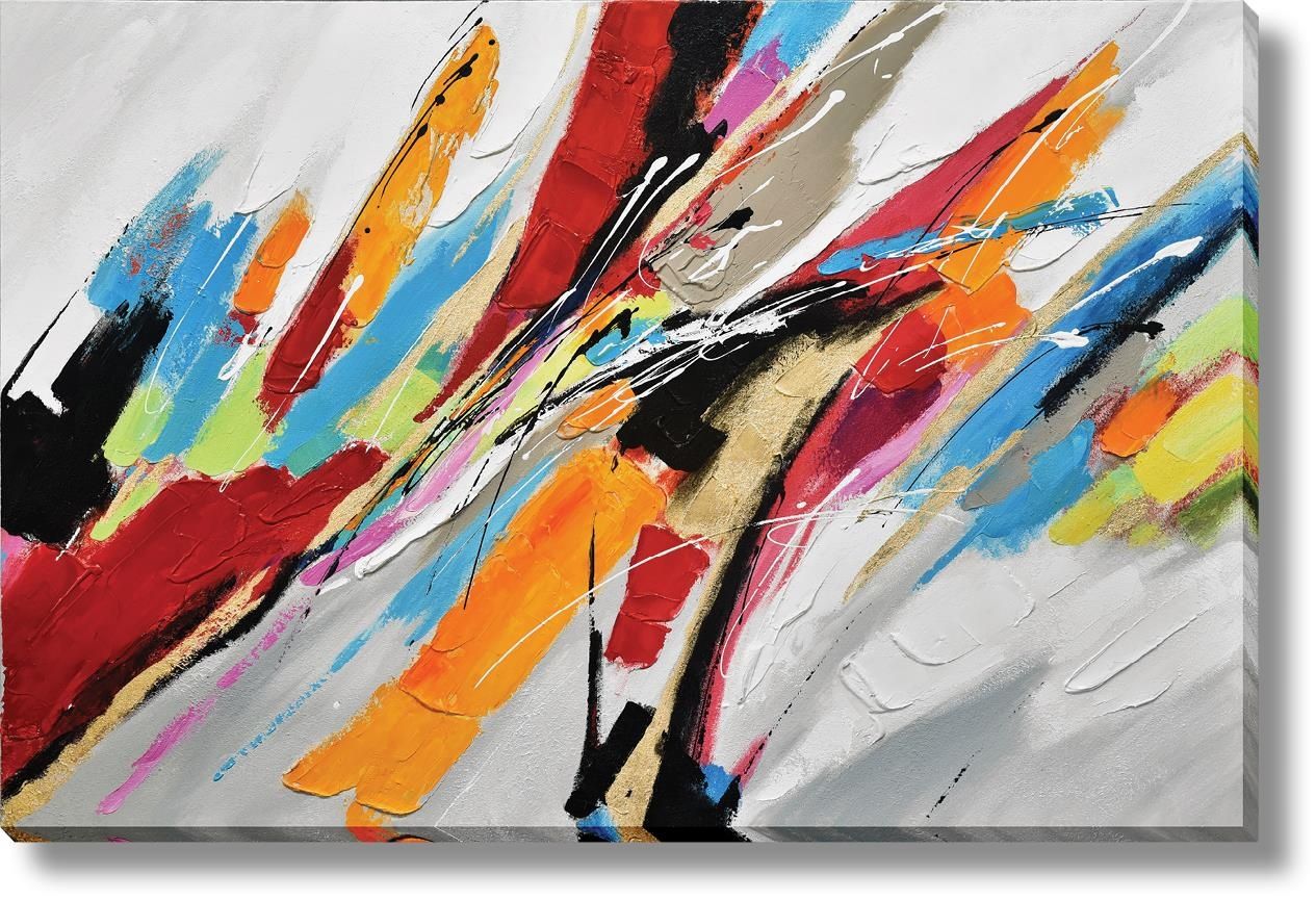 Sonic Prism Burst - 39" x 59" Framed Wall Art