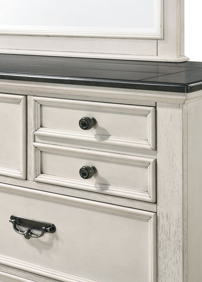 Sawyer - Queen 5 Piece Bedroom Set - Antique White