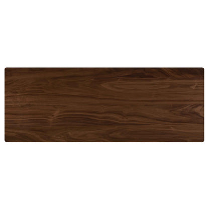 Rectangular Bar Table With Tapered Legs - Walnut
