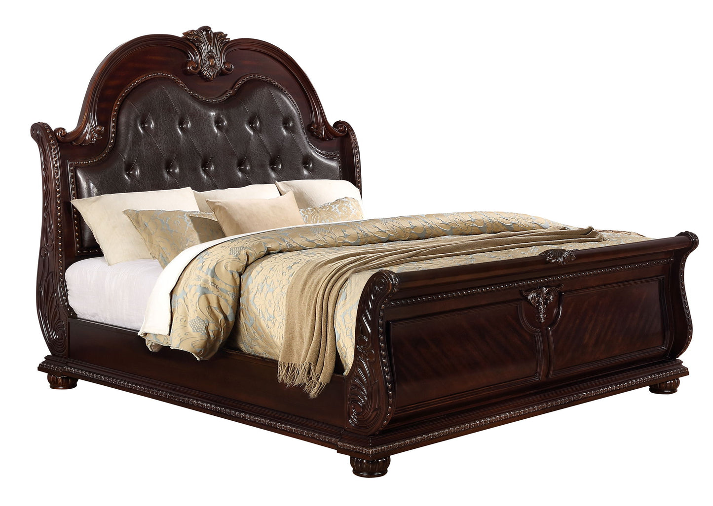 Stanley - King Bed - Cherry