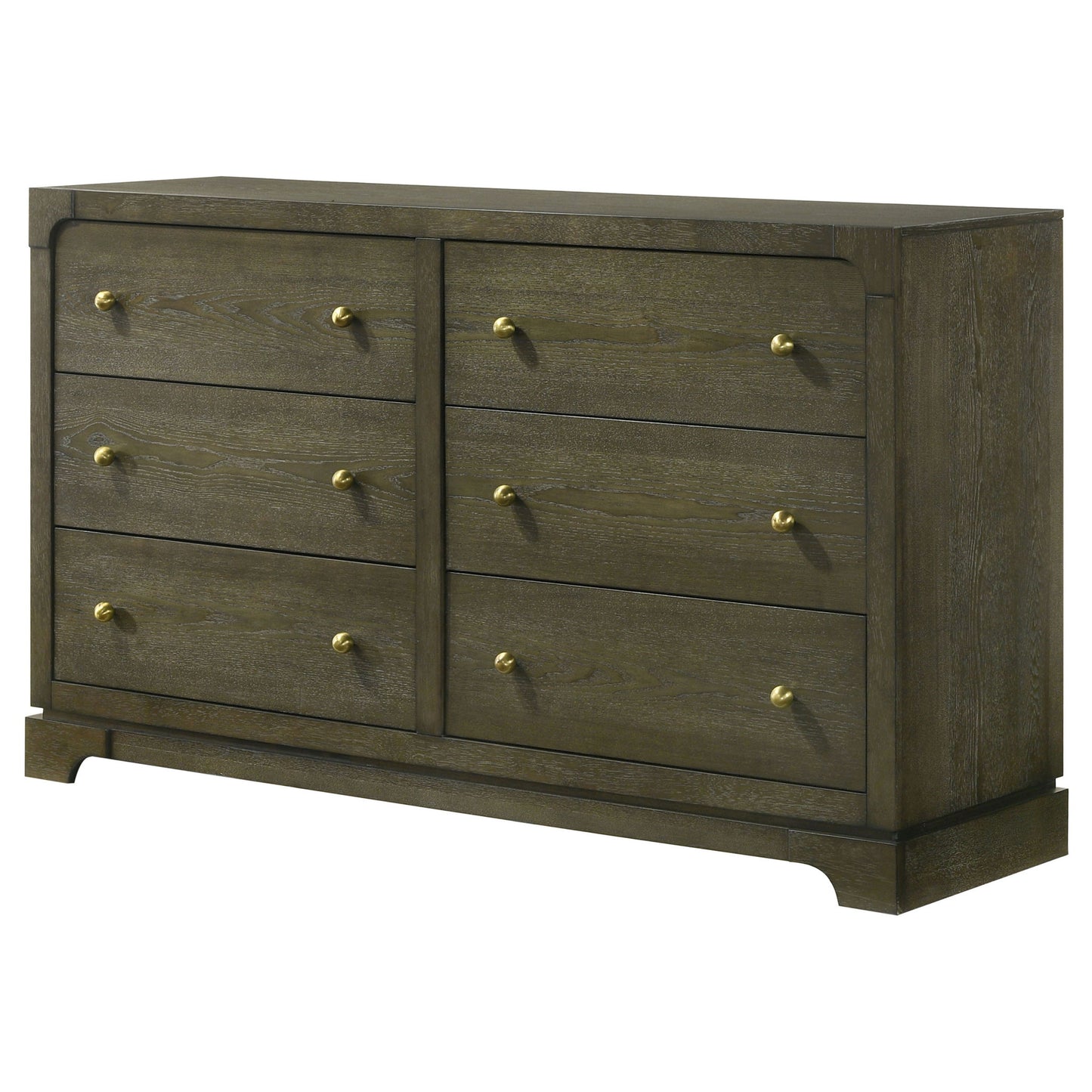 Sundance - 6 Drawer Dresser Cabinet - Dark Brown