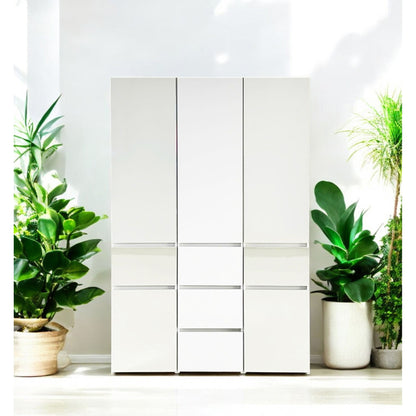 Elise - Modular Closet System With Mirror - White