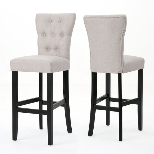 Elegant Barstool Set With Cushioning