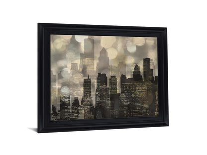 Luminous Skyline - 28" x 34" Framed Wall Art