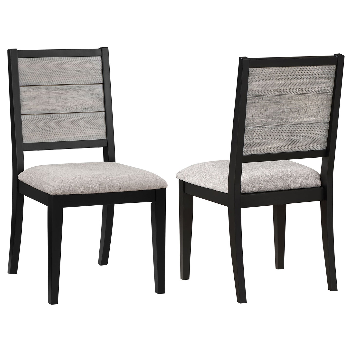 Dutchie - Upholstered Dining Side Chair (Set of 2) - Black
