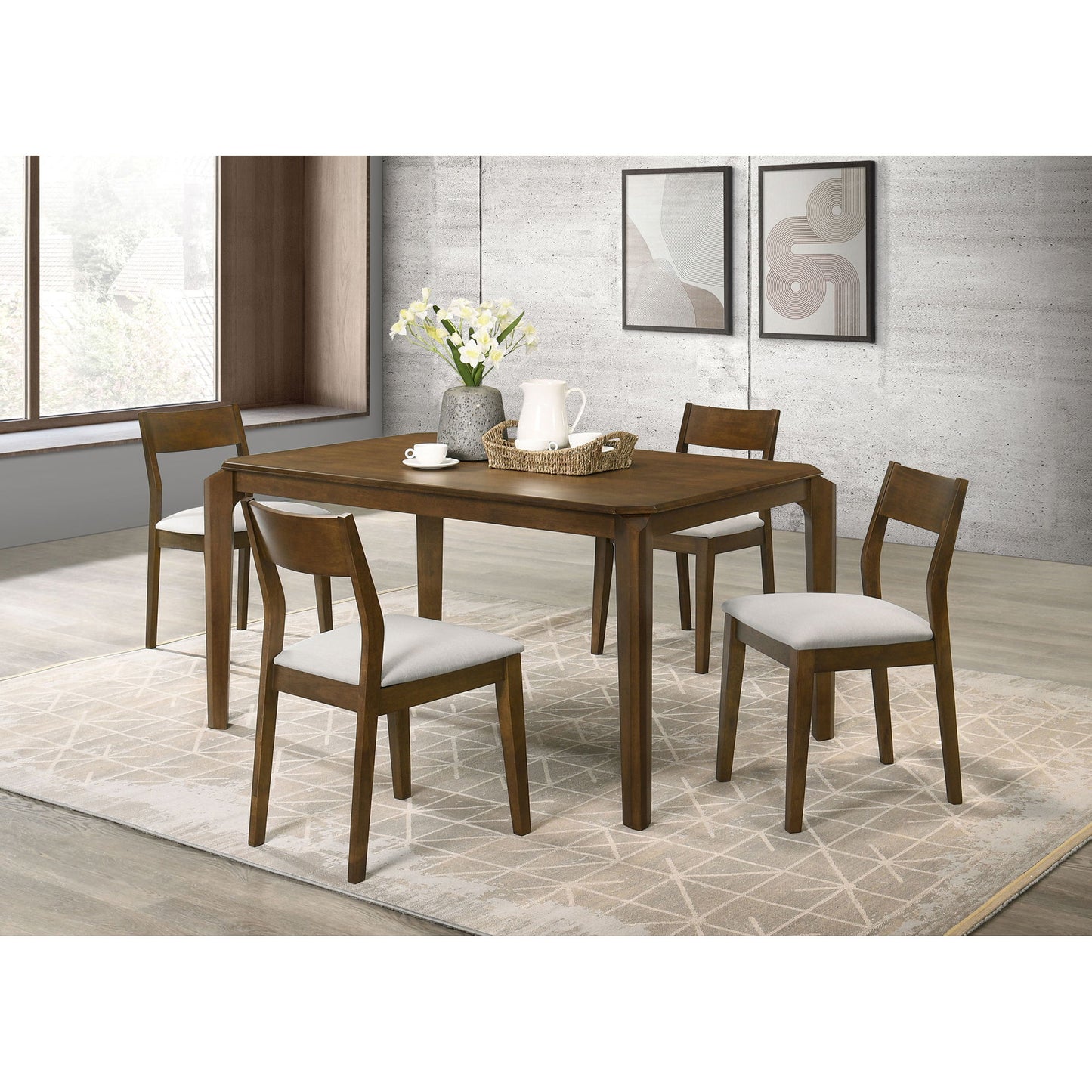 Warren - Rectangular Dining Set With Chairs