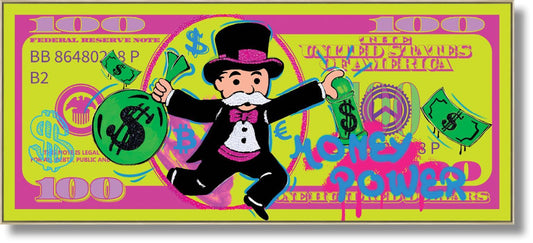 Vivid Fortune Parade - 28" x 63" Framed Wall Art