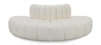 Arc - Faux Leather 4 Piece Modular Sofa