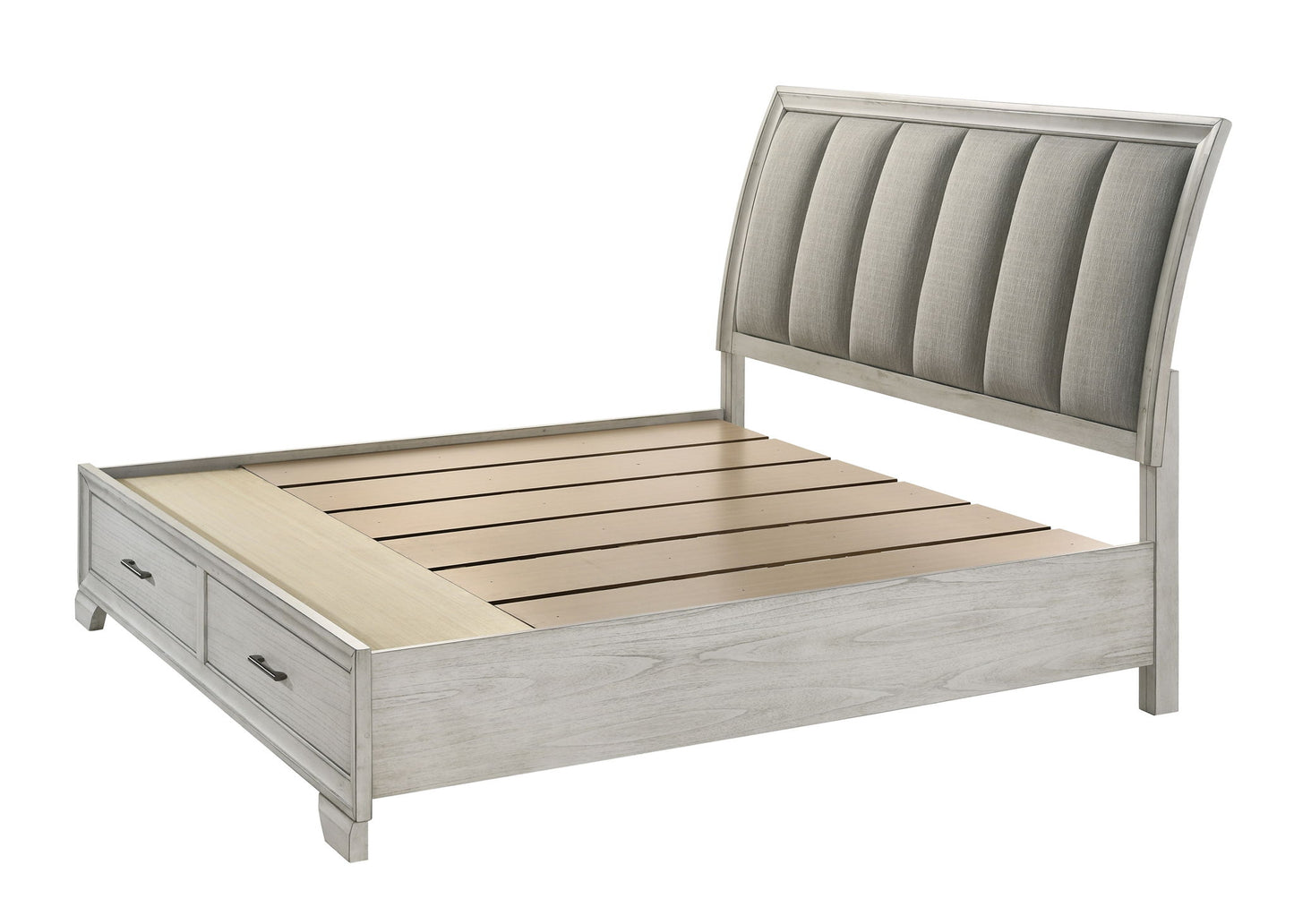 Jaymes - Queen 5 Piece Bedroom Set - White Mist