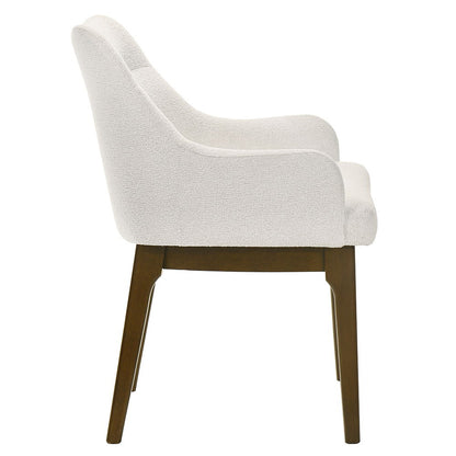 Kasha - Side Chair (Set of 2) - Chenille / Vintage Oak