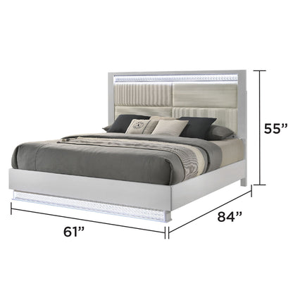 Glam - Bed With LED Headboard