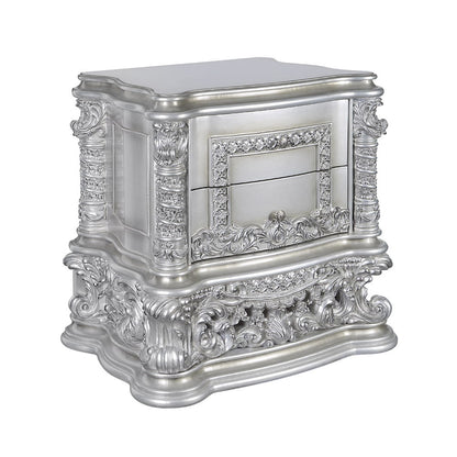 Valkyrie - Nightstand - Antique Platinum