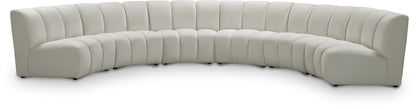 Infinity - 6 Piece Velvet Modular Sectional
